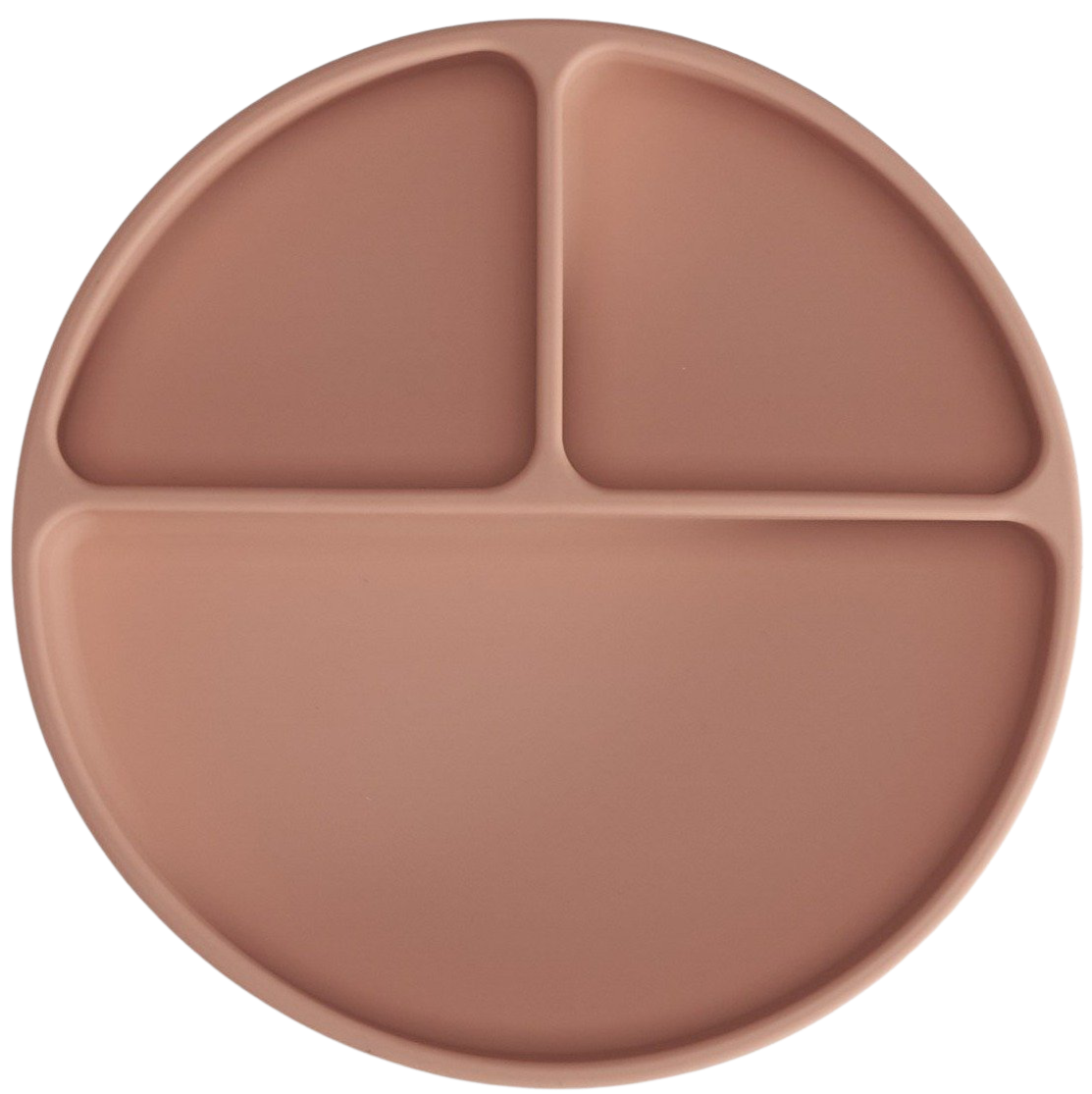 Silicone Suction Plate (Muted Pink)