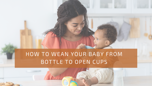 How to wean your baby from bottle to open cups