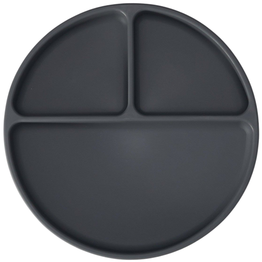 Silicone Suction Plate (Dark Grey)